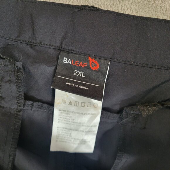 Baleaf Womens Shorts 2XL Plus Skimmer Black Zip Fly Lightweight Comfy BLA68E - Picture 9 of 11